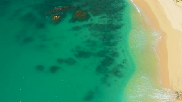 HILTON LOS CABOS MEXICO-2021: Sandy Shore with Gentle Waves and Clear Turquoise Water