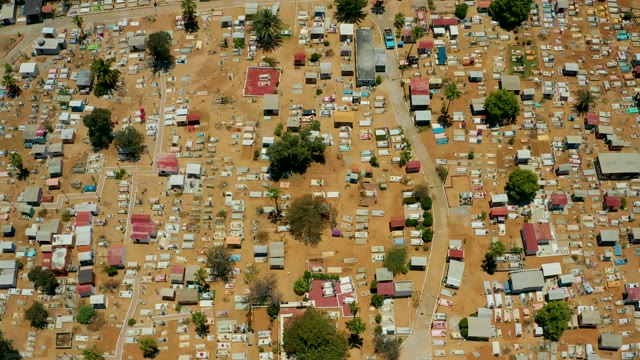 SAN JOSE DEL CABO BCS MEXICO-2021: Dense Settlement of Small Huts From Above