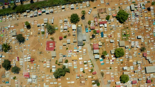 SAN JOSE DEL CABO BCS MEXICO-2021: Cemetery and Road with Passing Vehicles