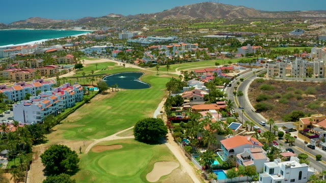SAN JOSE DEL CABO BCS MEXICO-2021: Coastal Residential Area with Golf Course and Ocean View