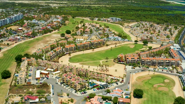 SAN JOSE DEL CABO BCS MEXICO-2021: Residential Development with Golf Course From Above