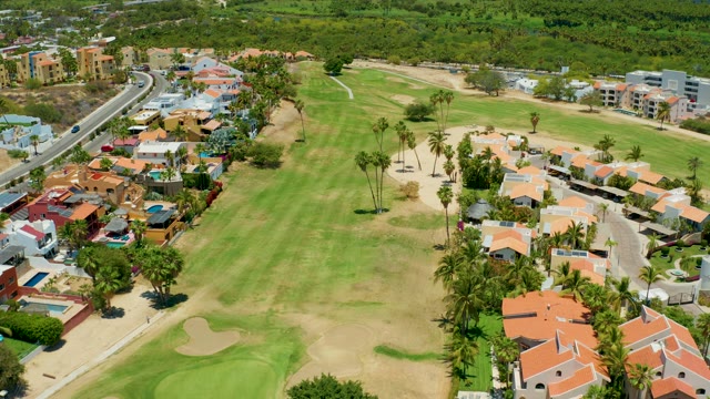 SAN JOSE DEL CABO BCS MEXICO-2021: Golf Course with Transforming Residential Development Aerial
