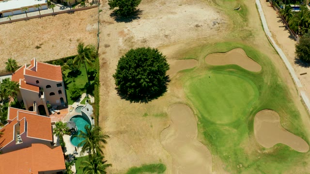 SAN JOSE DEL CABO BCS MEXICO-2021: Aerial of House and Golf Course