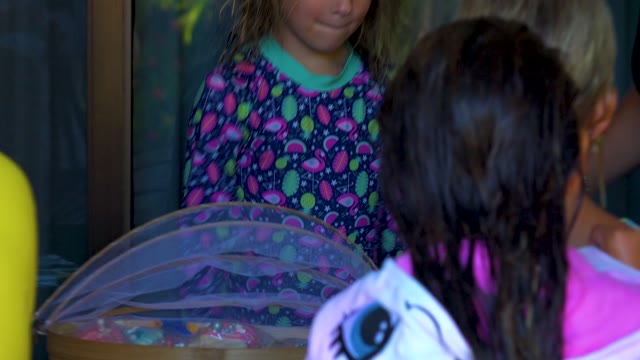 SAN JOSE DEL CABO BCS MEXICO-2020: Children and Adults Gathering at a Party Table