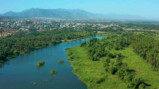 SAN JOSE DEL CABO MEXICO-2020: Drifting River Islets in a Lush Landscape