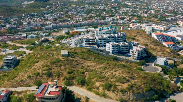 SAN JOSE DEL CABO MEXICO-2020: Hilly Residential Area with Shifting City View