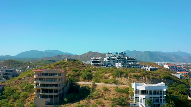 SAN JOSE DEL CABO MEXICO-2020: Hillside Residential Development with Mountain Backdrop