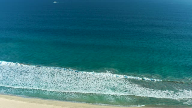 SAN JOSE DEL CABO BCS MEXICO-2020: Waves Rolling In As Beach Disappears From View