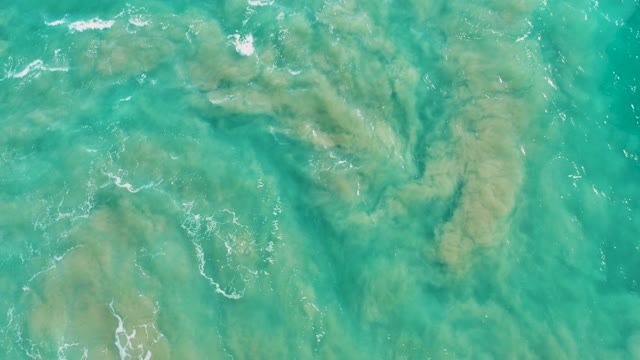 SAN JOSE DEL CABO BCS MEXICO-2020: Gentle Ocean Waves Over Shallow Sandy Seabed