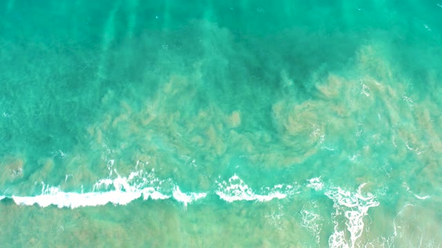 SAN JOSE DEL CABO BCS MEXICO-2020: Waves Breaking in Clear Turquoise Ocean Water