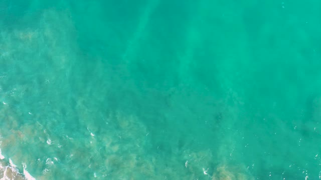 SAN JOSE DEL CABO BCS MEXICO-2020: Gentle Waves Over Clear Turquoise Ocean Seabed