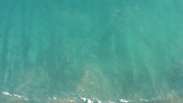 SAN JOSE DEL CABO BCS MEXICO-2020: Gentle Waves Over Clear Turquoise Ocean Water