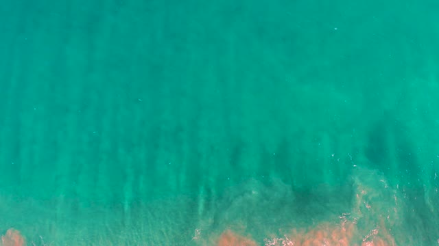 SAN JOSE DEL CABO BCS MEXICO-2020: Shallow Turquoise Water with Visible Seabed Features
