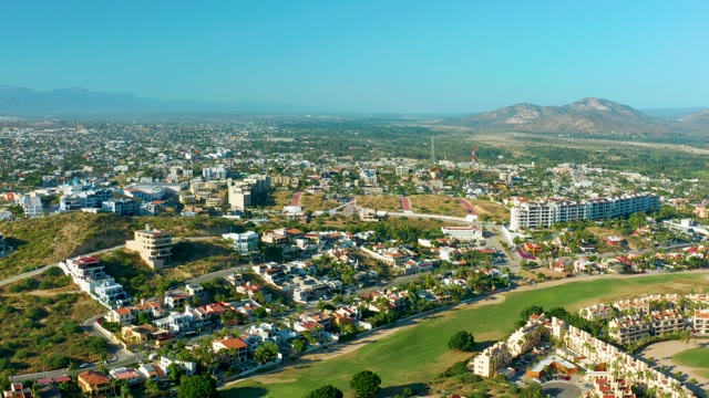 SAN JOSE DEL CABO BCS MEXICO-2020: Cityscape Transitioning From Day to Dusk