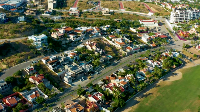 SAN JOSE DEL CABO BCS MEXICO-2020: Coastal Residential Neighborhood with Beachfront Road