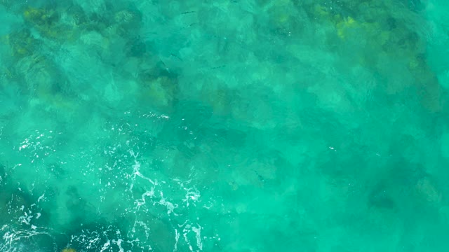 EAST CAPE BCS MEXICO-2020: Gentle Waves in Clear Turquoise Ocean Water