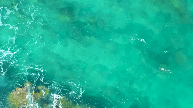 EAST CAPE BCS MEXICO-2020: Clear Turquoise Ocean Water with Underwater Rocks