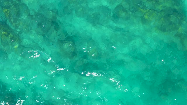 EAST CAPE BCS MEXICO-2020: Gentle Ripples on Clear Turquoise Ocean Water