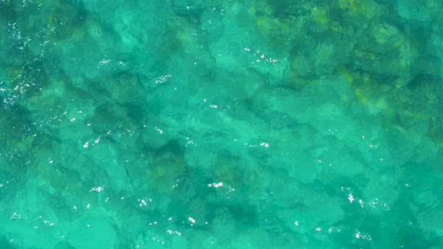 EAST CAPE BCS MEXICO-2020: Clear Turquoise Water Over Underwater Rocks