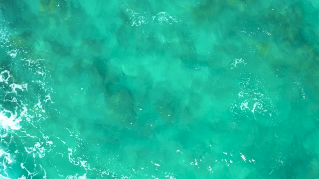 EAST CAPE BCS MEXICO-2020: Gentle Waves on Clear Turquoise Ocean Surface
