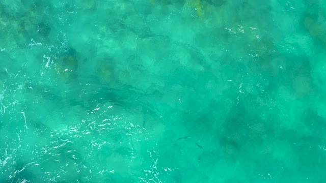 EAST CAPE BCS MEXICO-2020: Clear Turquoise Ocean Water with Seabed and Ripples