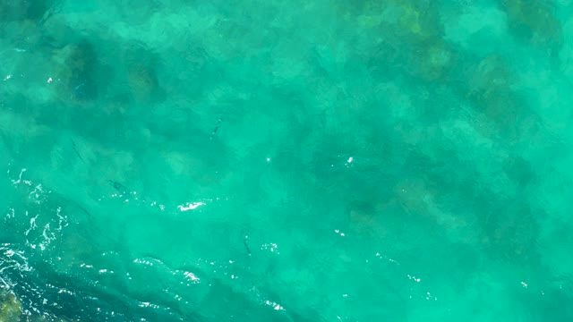 EAST CAPE BCS MEXICO-2020: Clear Turquoise Water Over Underwater Rocks