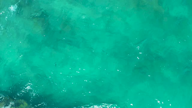 EAST CAPE BCS MEXICO-2020: Shallow Turquoise Water with Wave Movement