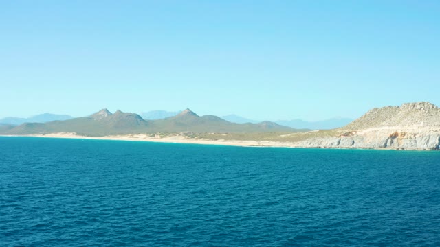 EAST CAPE BCS MEXICO-2020: Ocean View with Sandy Beach and Mountain Backdrop