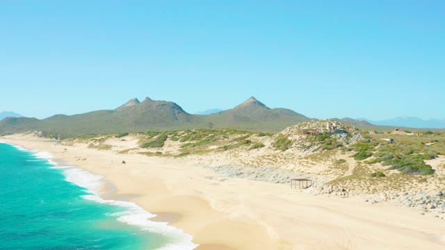 EAST CAPE BCS MEXICO-2020: Sandy Beach with Turquoise Water and Dunes