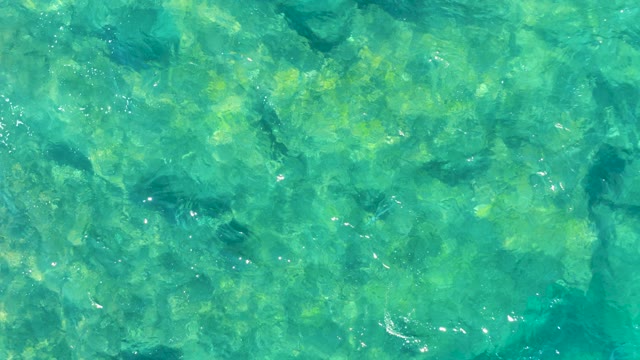 EAST CAPE BCS MEXICO-2020: Gentle Ocean Ripples Over Shallow Coral