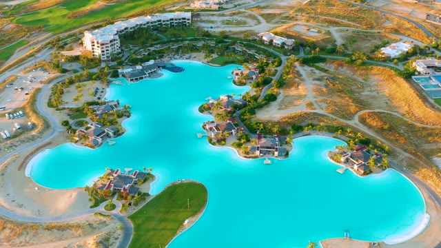 Rising Water Submerging Residential Islands
