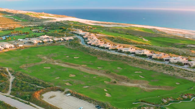 Coastal Golf Course and Residential Area