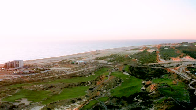 DIAMANTE CABO SAN LUCAS BCS MEXICO-2020: Coastal Construction Site with Changing Building