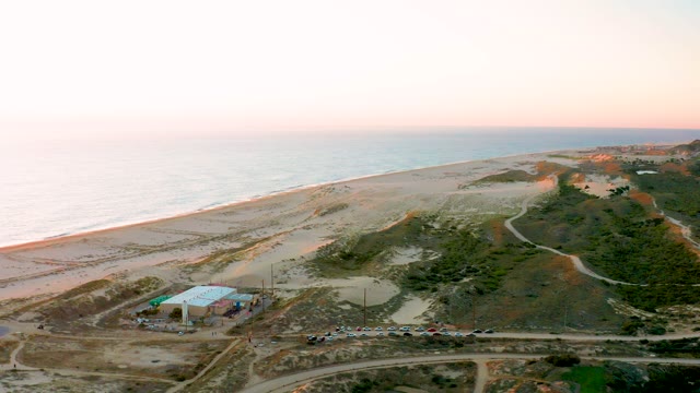 DIAMANTE CABO SAN LUCAS BCS MEXICO-2020: Coastal Construction Activity Near Ocean Shore
