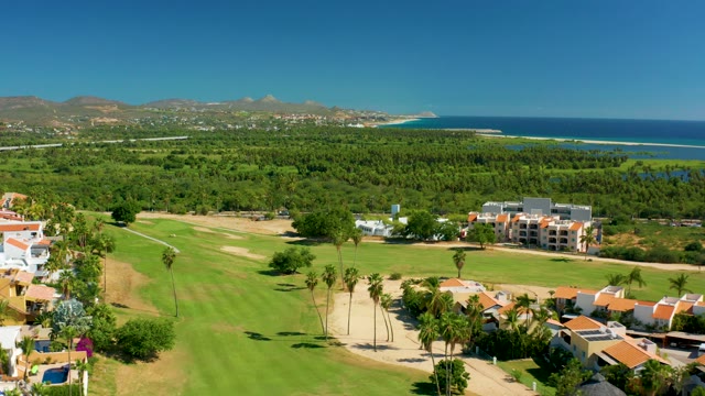 SAN JOSE DEL CABO BCS MEXICO-2020: Golf Course with Residential Buildings and Ocean View
