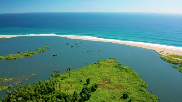 SAN JOSE DEL CABO BCS MEXICO-2020: Lagoon, Sandy Beach, and Ocean Waves
