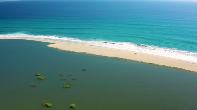 SAN JOSE DEL CABO BCS MEXICO-2020: Sandy Beach and Turquoise Ocean Waves
