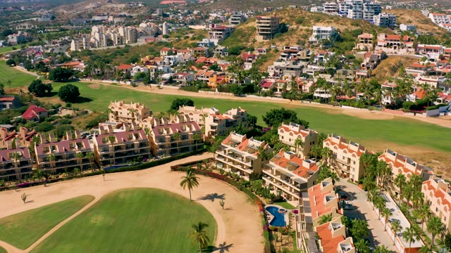 SAN JOSE DEL CABO BCS MEXICO-2020: Residential Area with Golf Course From Above