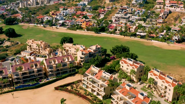 SAN JOSE DEL CABO BCS MEXICO-2020: Residential Neighborhood with Golf Course From Above