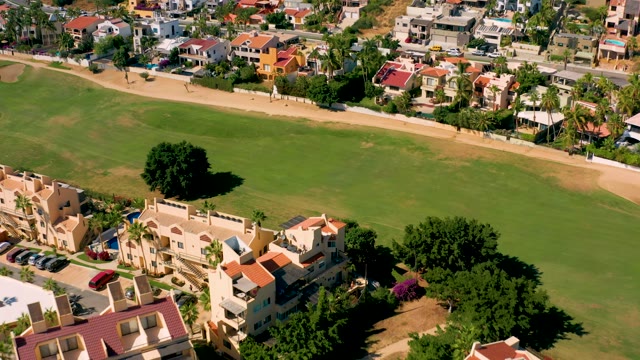 SAN JOSE DEL CABO BCS MEXICO-2020: Residential Neighborhood with Grassy Field and Pathway