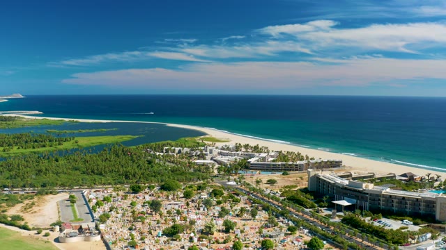 SAN JOSE DEL CABO BCS MEXICO-2020: Beachfront Resort and Ocean From Above