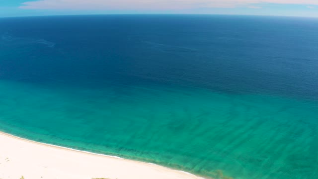 SAN JOSE DEL CABO BCS MEXICO-2020: Beach and Ocean Shoreline with Clear Turquoise Waters
