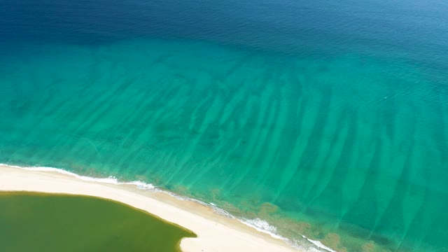 SAN JOSE DEL CABO BCS MEXICO-2020: Gentle Waves Lapping Sandy Shore