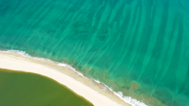 SAN JOSE DEL CABO BCS MEXICO-2020: Gentle Ocean Waves on Sandy Beach Shoreline