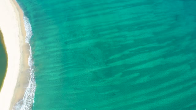 SAN JOSE DEL CABO BCS MEXICO-2020: Sandy Beach and Turquoise Ocean From Above