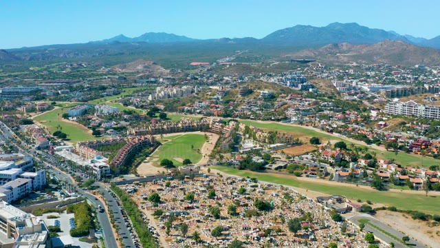 SAN JOSE DEL CABO BCS MEXICO-2020: Residential Neighborhood and Golf Course From Above