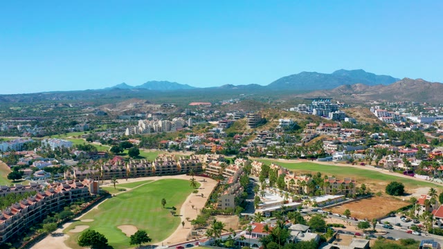 SAN JOSE DEL CABO BCS MEXICO-2020: Residential Development with Golf Course Aerial Pan