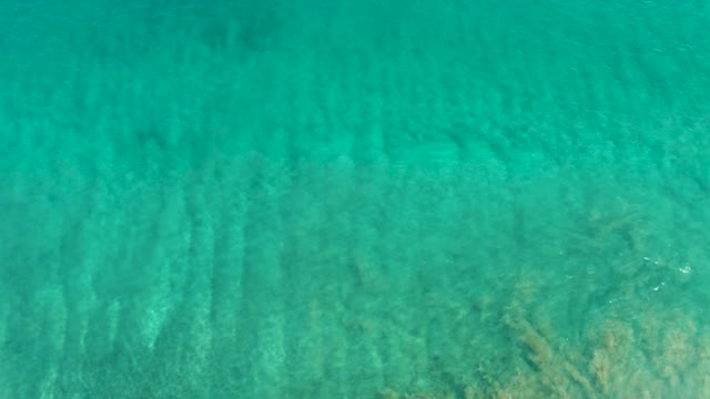 SAN JOSE DEL CABO BCS MEXICO-2020: Gentle Ripples Over Clear Ocean Floor