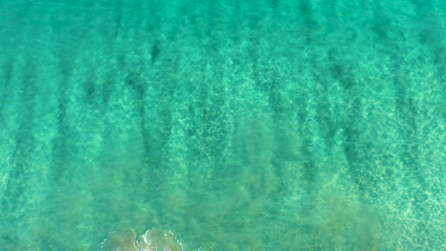 SAN JOSE DEL CABO BCS MEXICO-2020: Gentle Ripples on Clear Turquoise Ocean Water