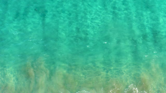 SAN JOSE DEL CABO BCS MEXICO-2020: Clear Turquoise Ocean Water with Gentle Ripples